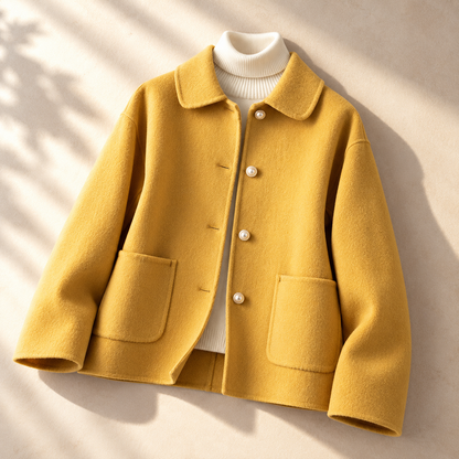 Women's Pearl Button Jacket | Warm & Lightweight 8
