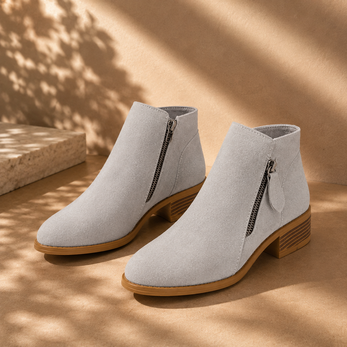 Women's Ankle Boots | Cushioned Comfort & Easy Zip Closure 17