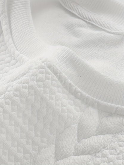 Men's Cable Knit Sweatshirt | Relaxed Fit & Textured 10