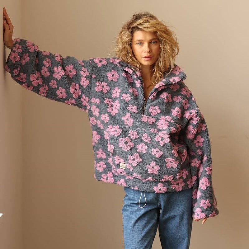Women's Floral Jumper | Oversized & Warm 5