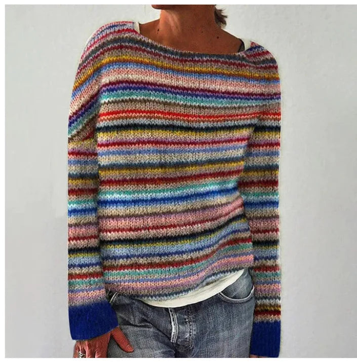 Women's Nordic Pattern Jumper | Relaxed Fit & Cozy Comfort