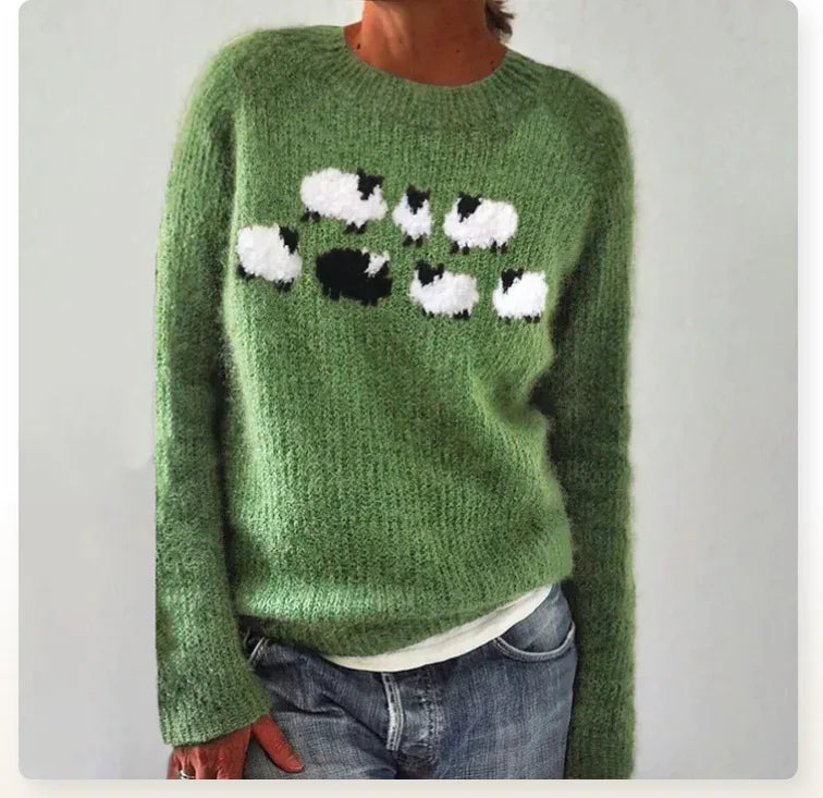 Women's Nordic Pattern Jumper | Relaxed Fit & Cozy Comfort
