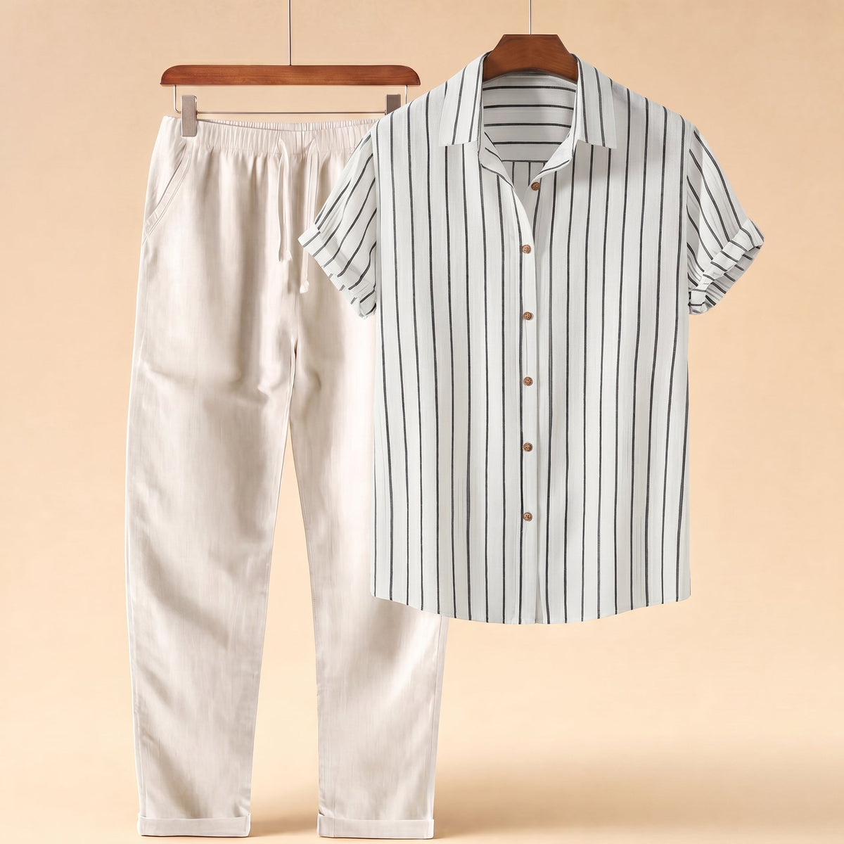 Women's Striped Resort Set | Breezy & Relaxed Fit 4