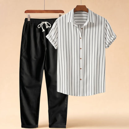 Women's Striped Resort Set | Breezy & Relaxed Fit 5