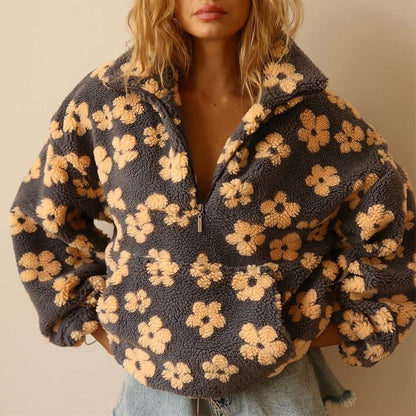 Women's Floral Jumper | Oversized & Warm 1