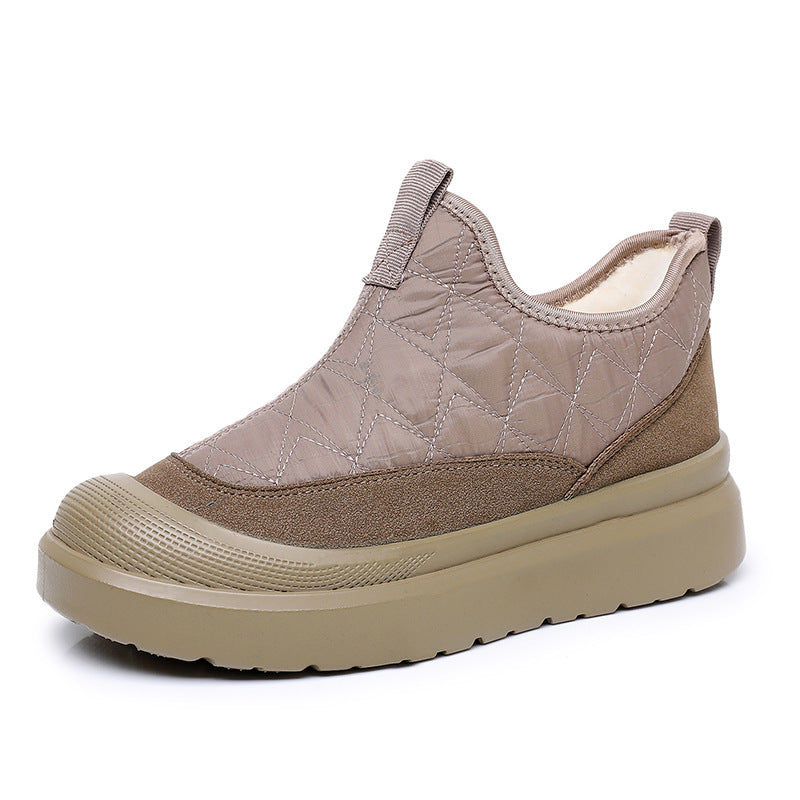 Women's Plateau Slip-On Boots | Quilted & Comfortable 5