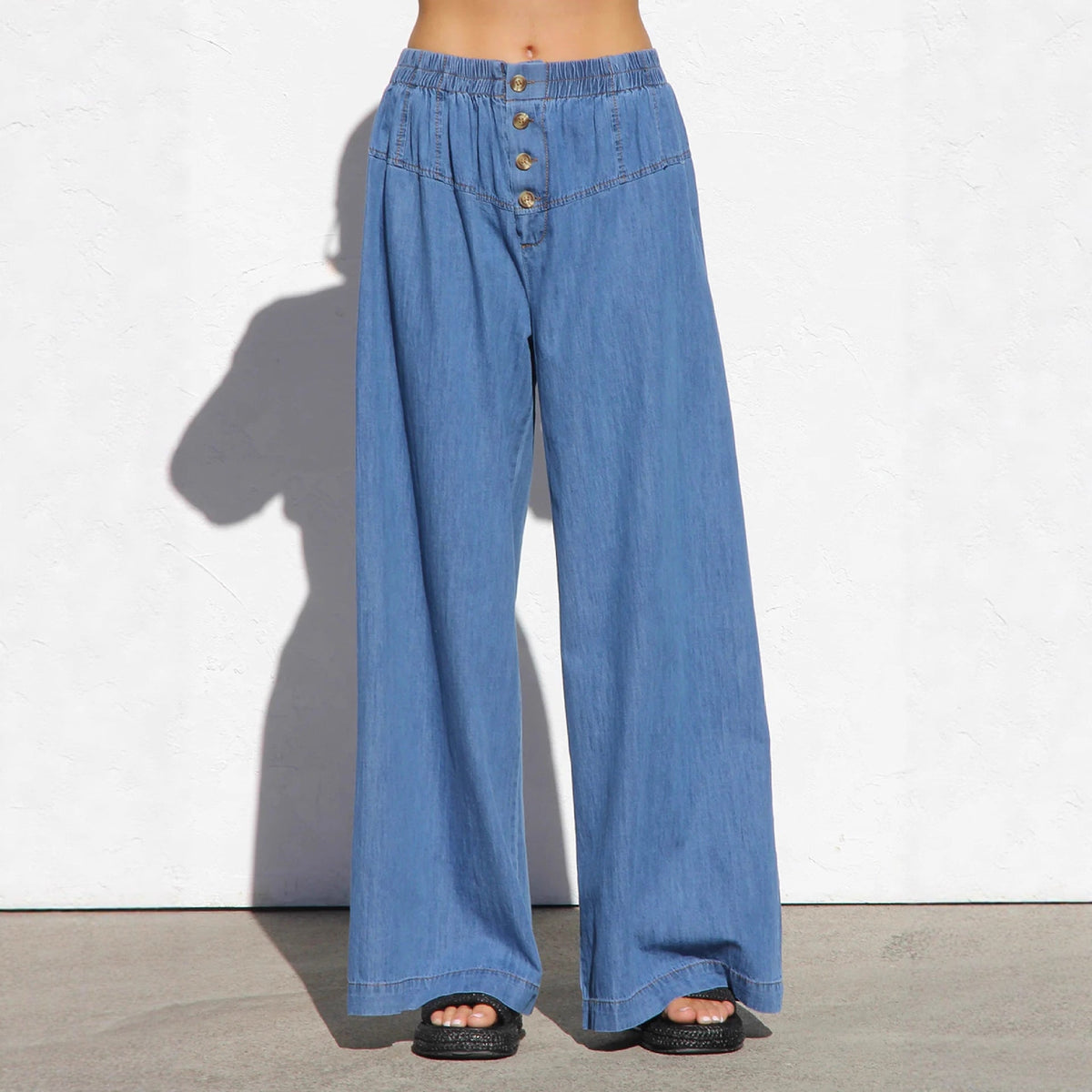 Women's Wide Leg Jeans | High Waist & Comfort Fit 2
