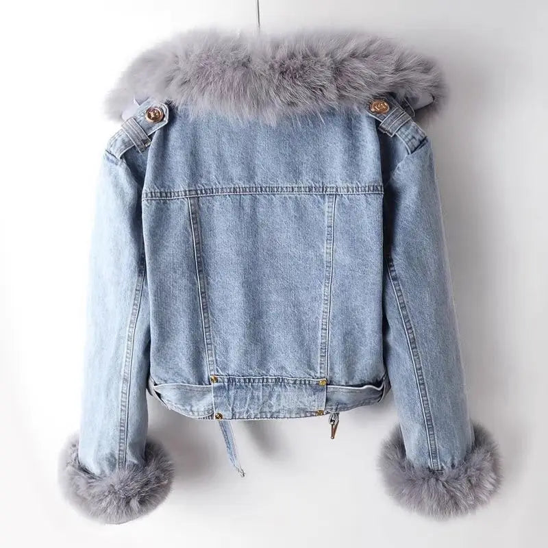Women's Jacket | Fluffy Collar & Adjustable Hem 3