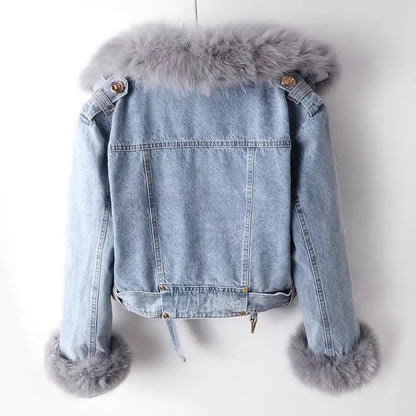 Women's Jacket | Fluffy Collar & Adjustable Hem 3