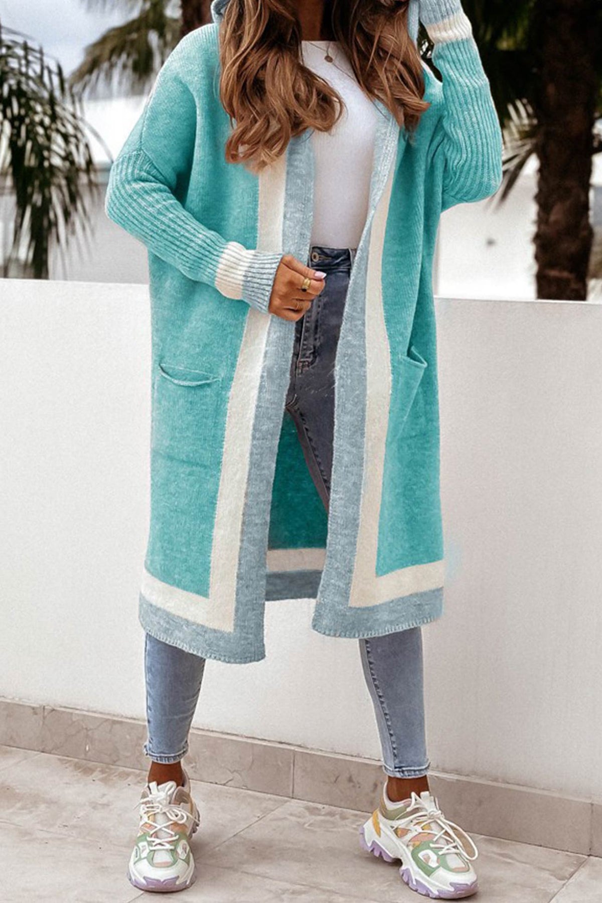 Women's Long Open Cardigan | Lightweight Layering 10