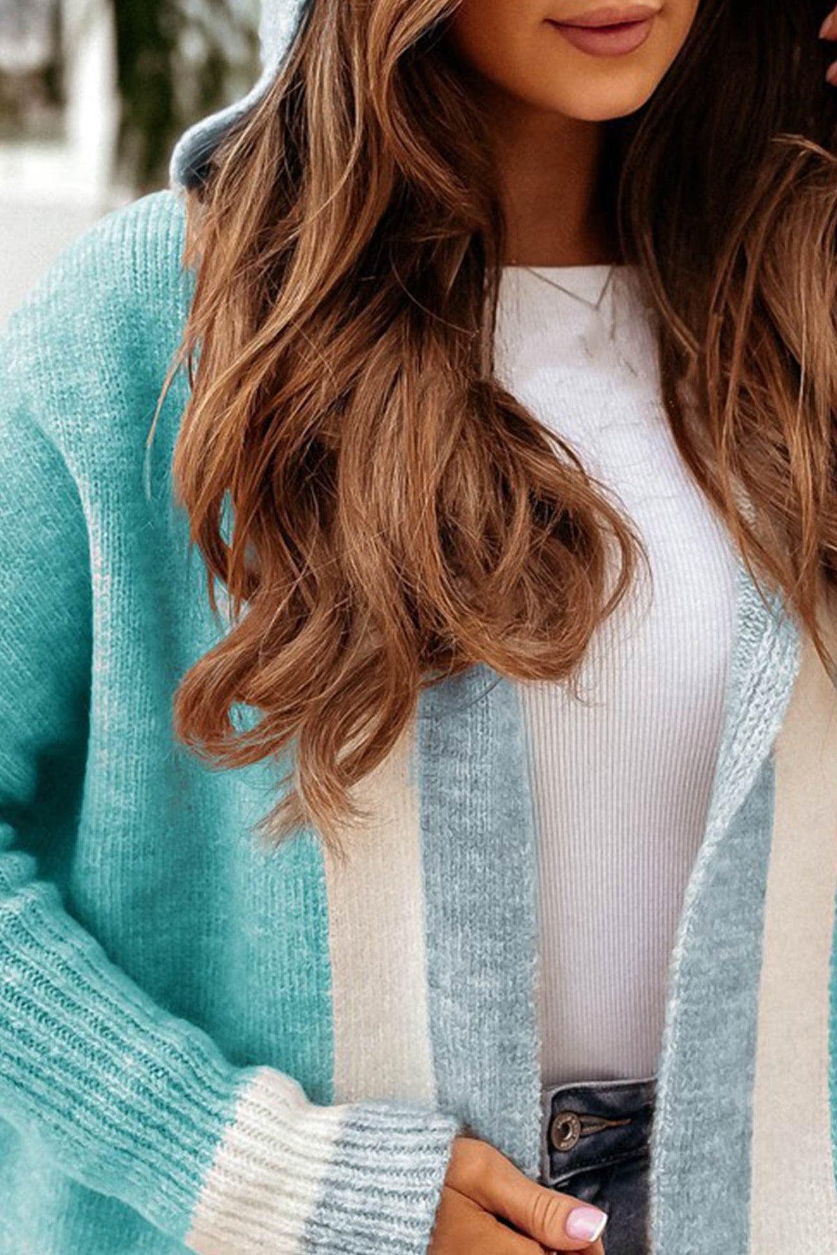 Women's Long Open Cardigan | Lightweight Layering 11