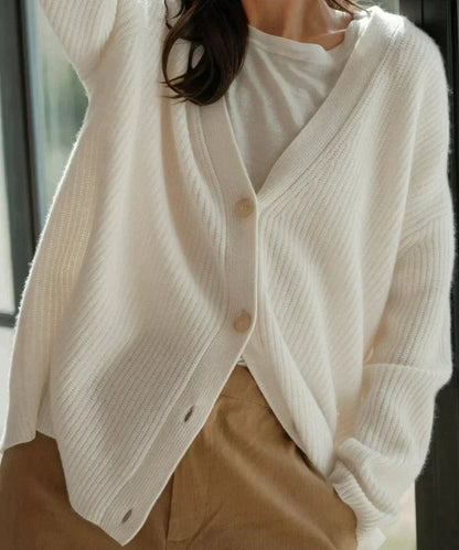 Women's Ribbed Knit Cardigan | Button-Up Design 6
