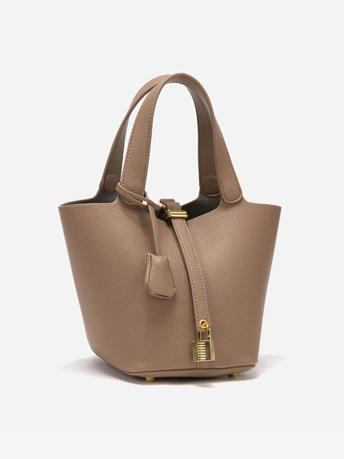 Women's Structured Handbag | Lock Charm Detail 5