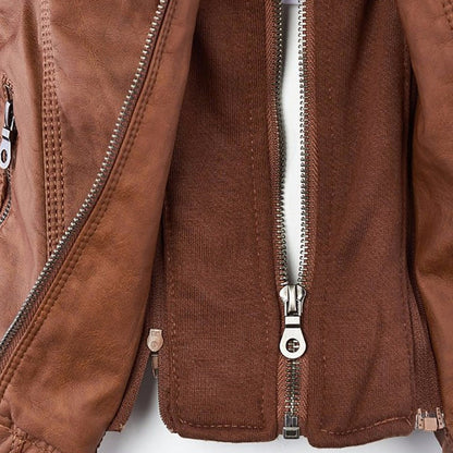Women's Biker Jacket | Fitted Silhouette & Full Zip 12
