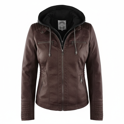 Women's Biker Jacket | Fitted Silhouette & Full Zip 5