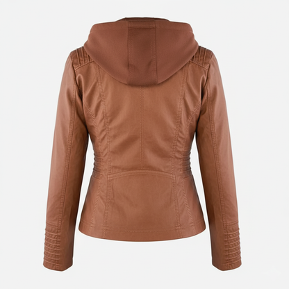 Women's Biker Jacket | Fitted Silhouette & Full Zip 7