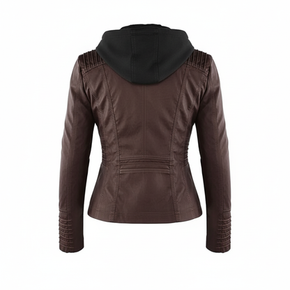 Women's Biker Jacket | Fitted Silhouette & Full Zip 8