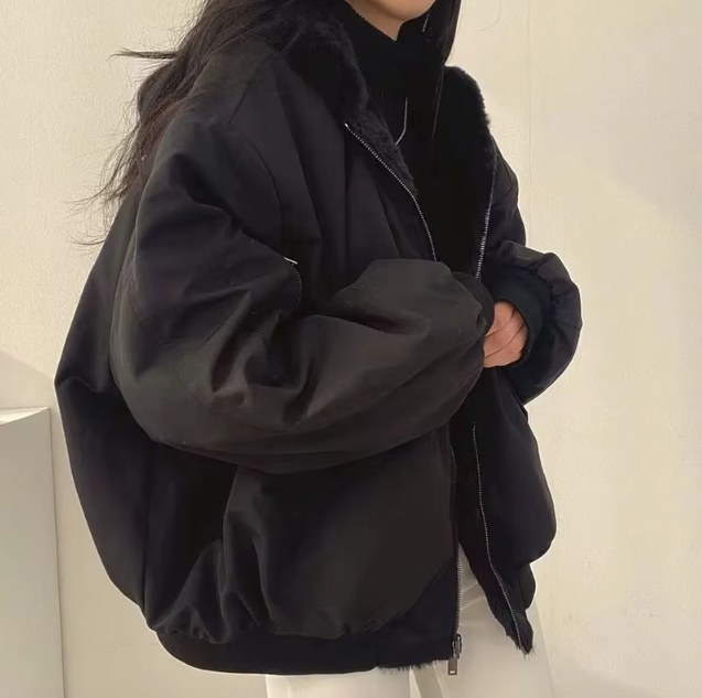 Women's Puffer Bomber Jacket | Wind Proof & Warm