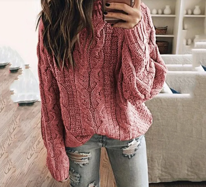 Women's Cable Knit Jumper | Relaxed Fit & Warmth