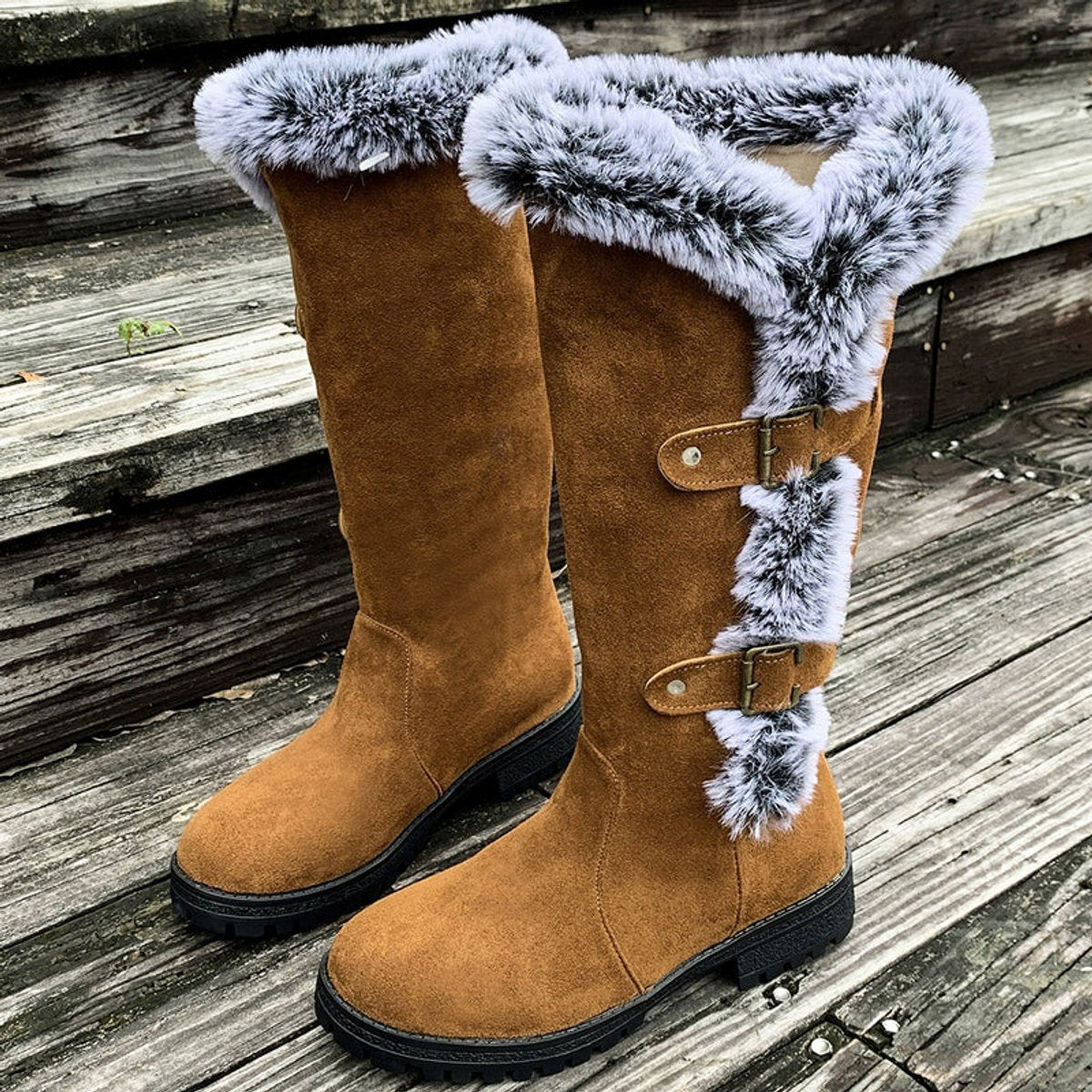 Women's Winter Boots | Knee-High & Non-Slip Grip 10