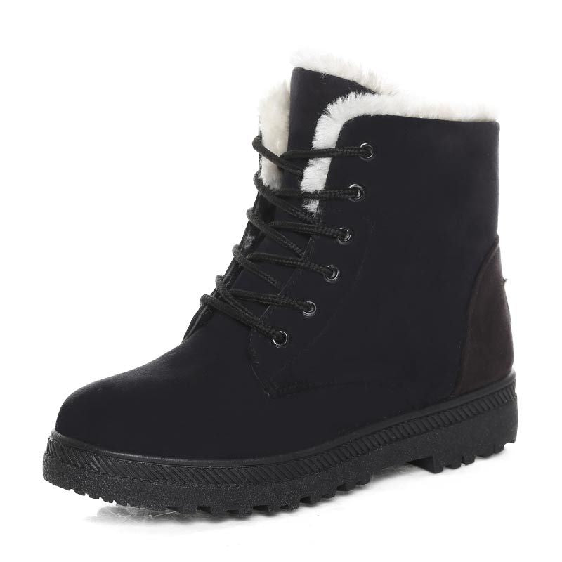 Women's Winter Ankle Boots | Lace-Up & Grip Sole 5