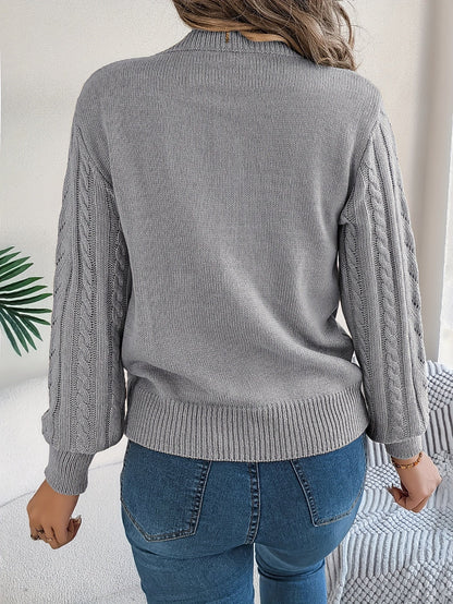 Women's Cable Knit Jumper | Chunky Knit Comfort 11