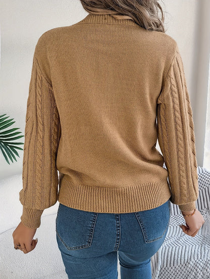 Women's Cable Knit Jumper | Chunky Knit Comfort 5