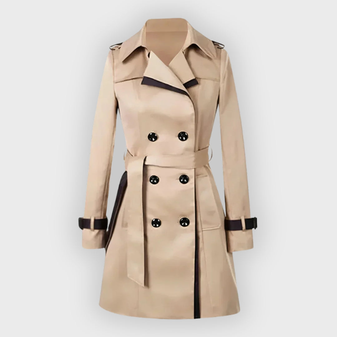 Women's Trench Coat | Double-Breasted & Belted