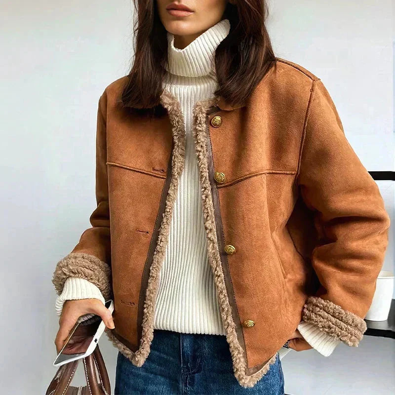 Adelina | Luxurious Leather Jacket Carol & Margaret Wilmington