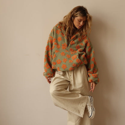 Women's Floral Jumper | Oversized & Warm 8