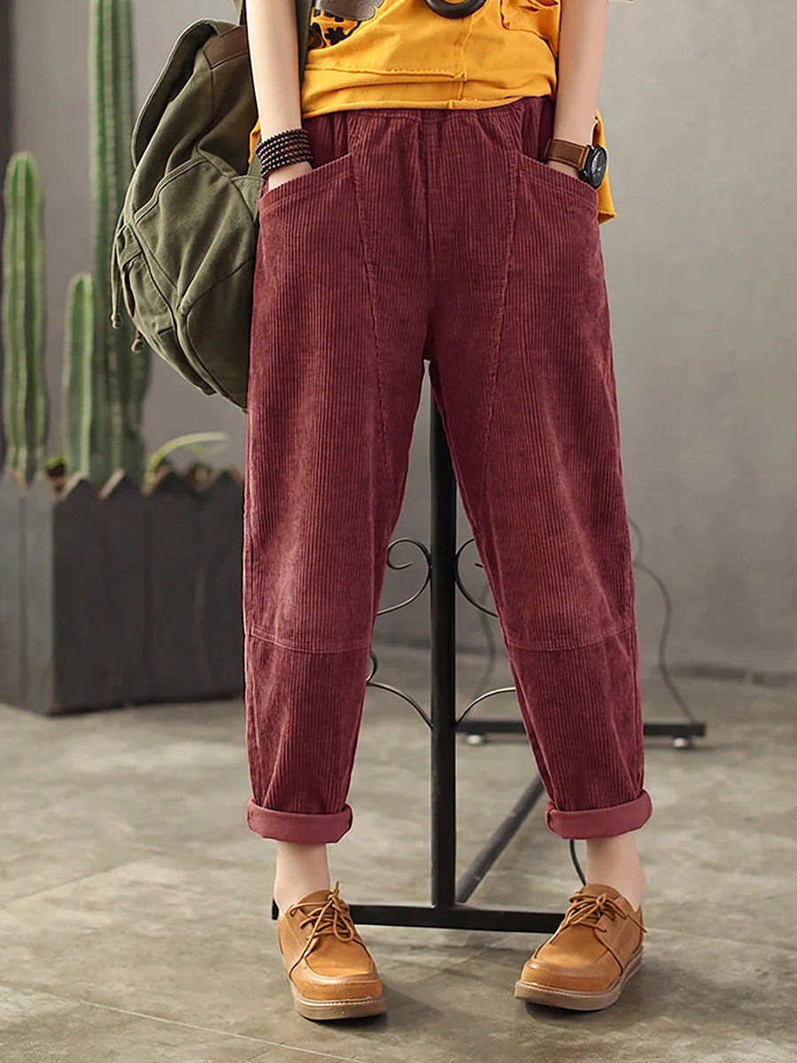 Women's Pants | Elastic Waist & Full Length 6