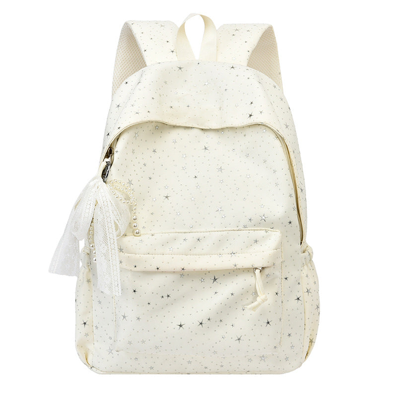Women's Backpack | Glittering Star Design & Spacious Storage 1