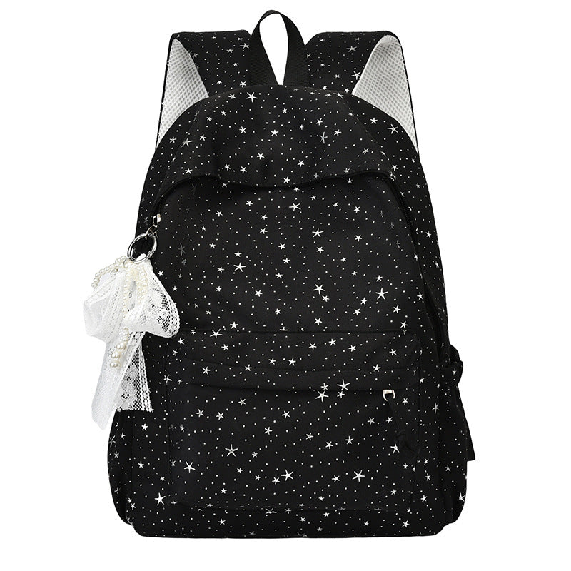 Women's Backpack | Glittering Star Design & Spacious Storage 3