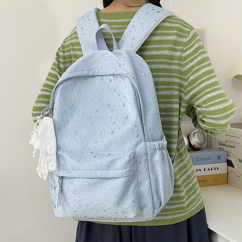 Women's Backpack | Glittering Star Design & Spacious Storage 6