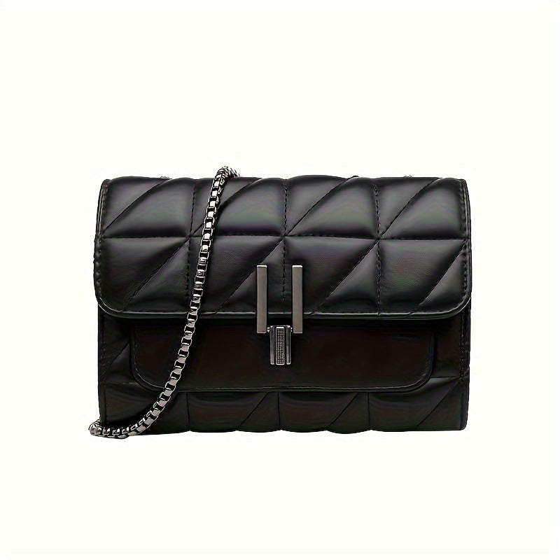 Women's Quilted Shoulder Bag | Chain Strap Design 6