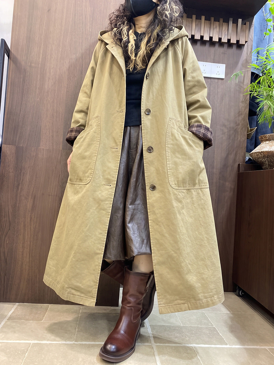Women's Plus Size Hooded Coat | Casual & Effortless Style 4