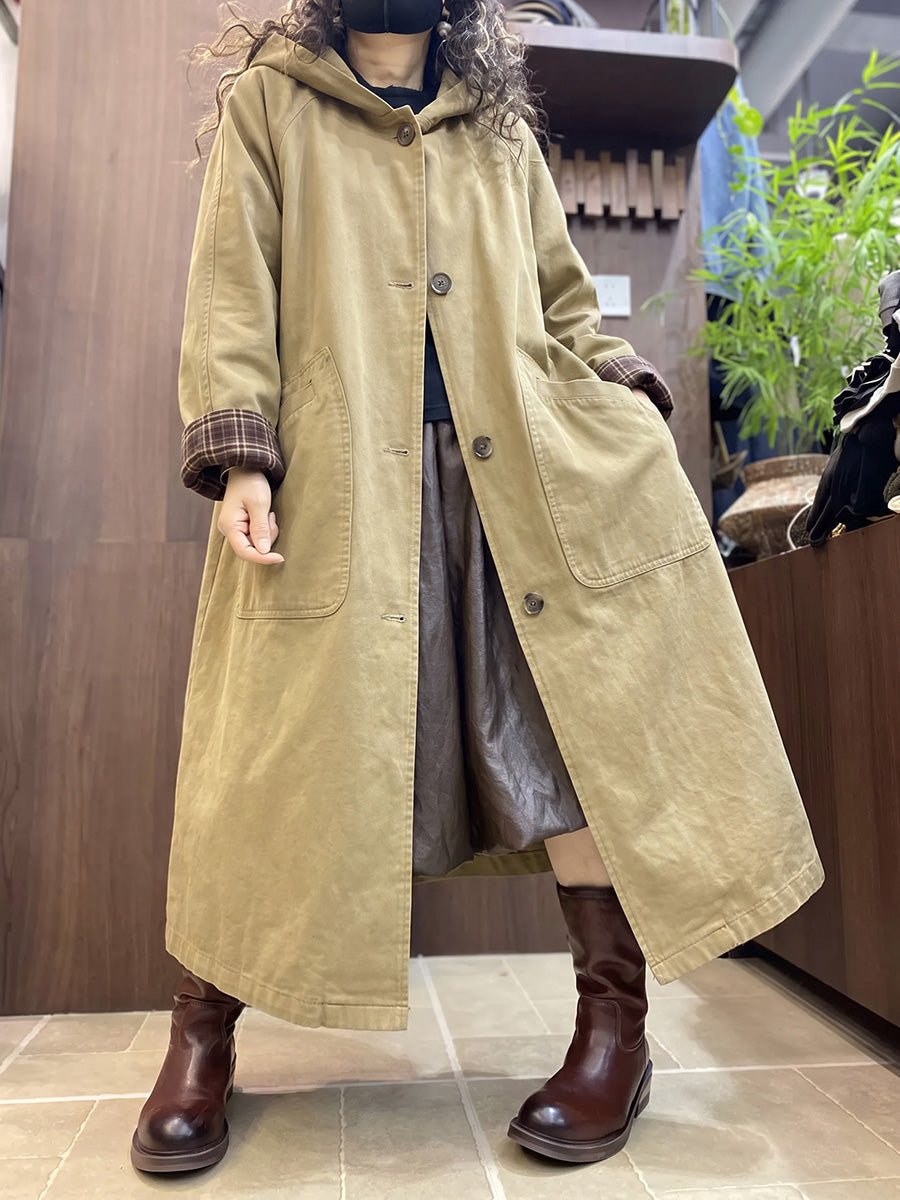 Women's Plus Size Hooded Coat | Casual & Effortless Style 2