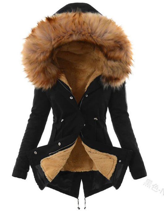 Women's Winter Parka | Hood Trim & Adjustable Waist 2