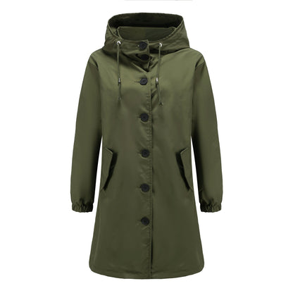 Image of Frances | Women's Hooded A-Line Coat