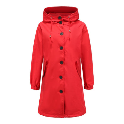Image of Frances | Women's Hooded A-Line Coat