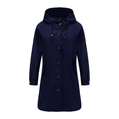 Image of Frances | Women's Hooded A-Line Coat