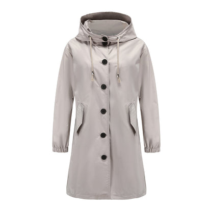 Image of Frances | Women's Hooded A-Line Coat