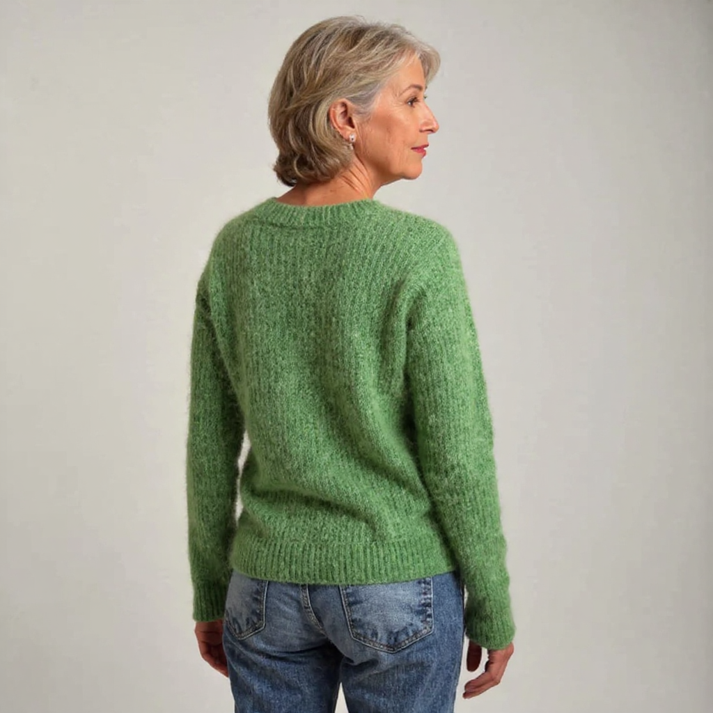 Women's Retro Knit Sweater | Soft & Cosy Comfort