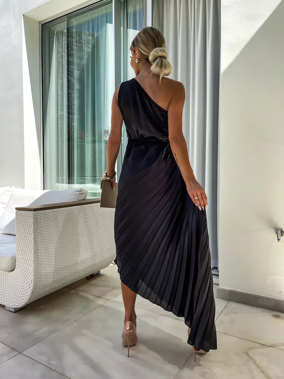 Wedding Guest Dress with Floral Design