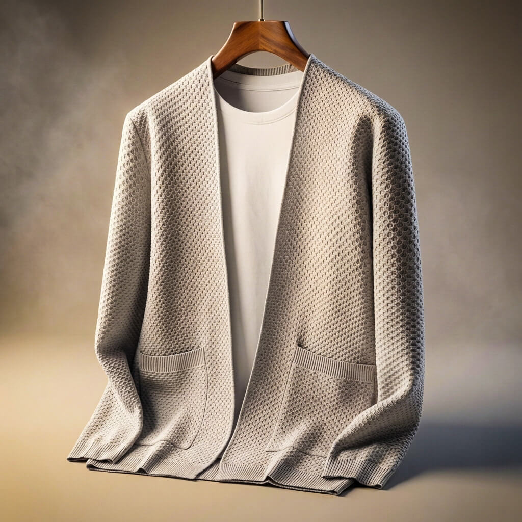 Women's Honeycomb Knit Cardigan | Lightweight & Soft