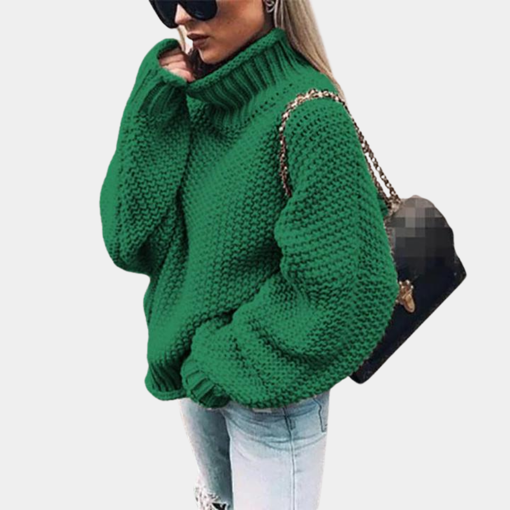 Image of Hailey | Women's Oversized Turtleneck Sweater