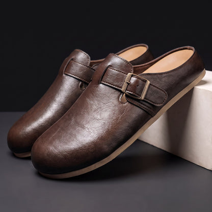 Women's Mules | Adjustable Buckle & Backless Slip-On 5