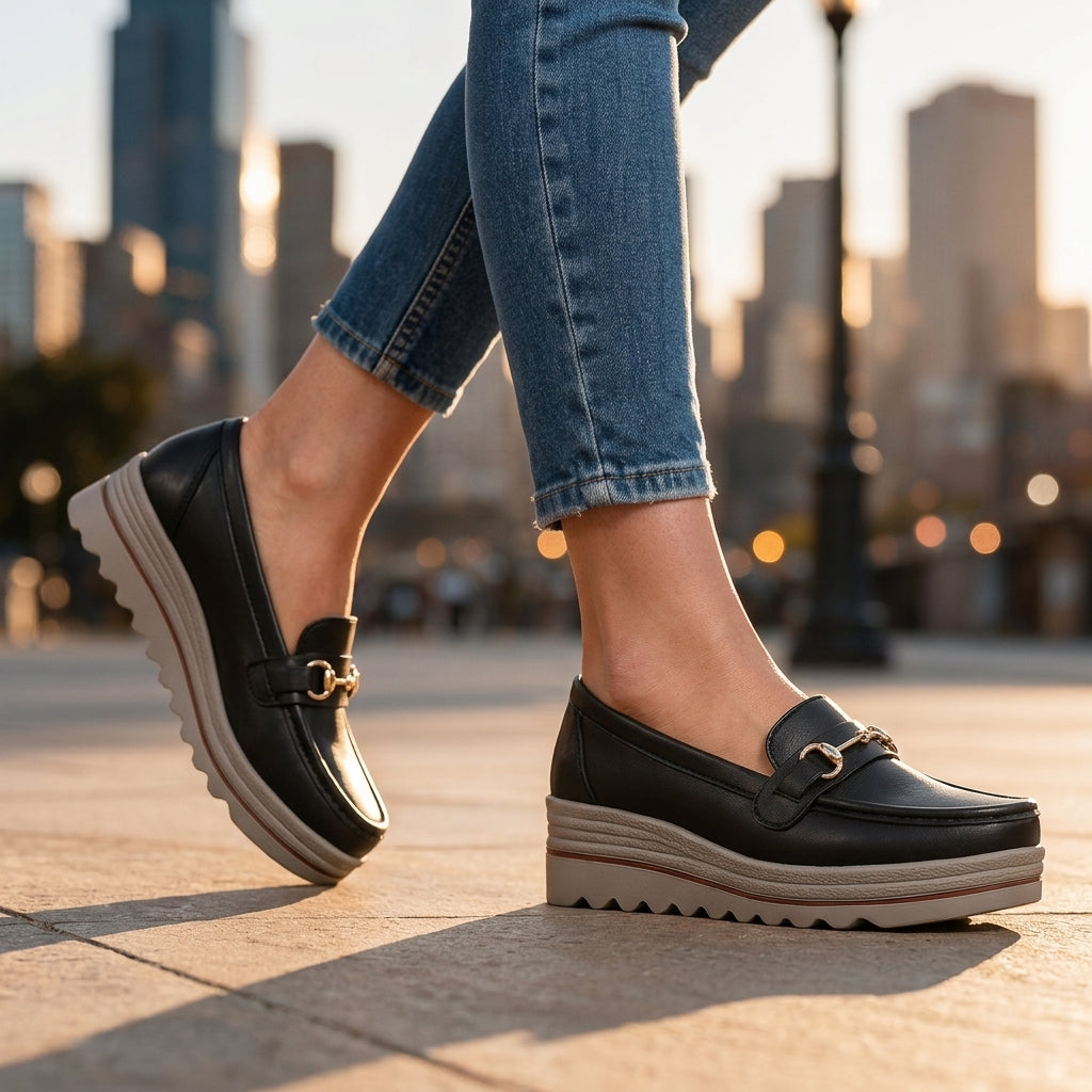 Women's Orthopedic Platform Loafers | All-Day Comfort & Support 4