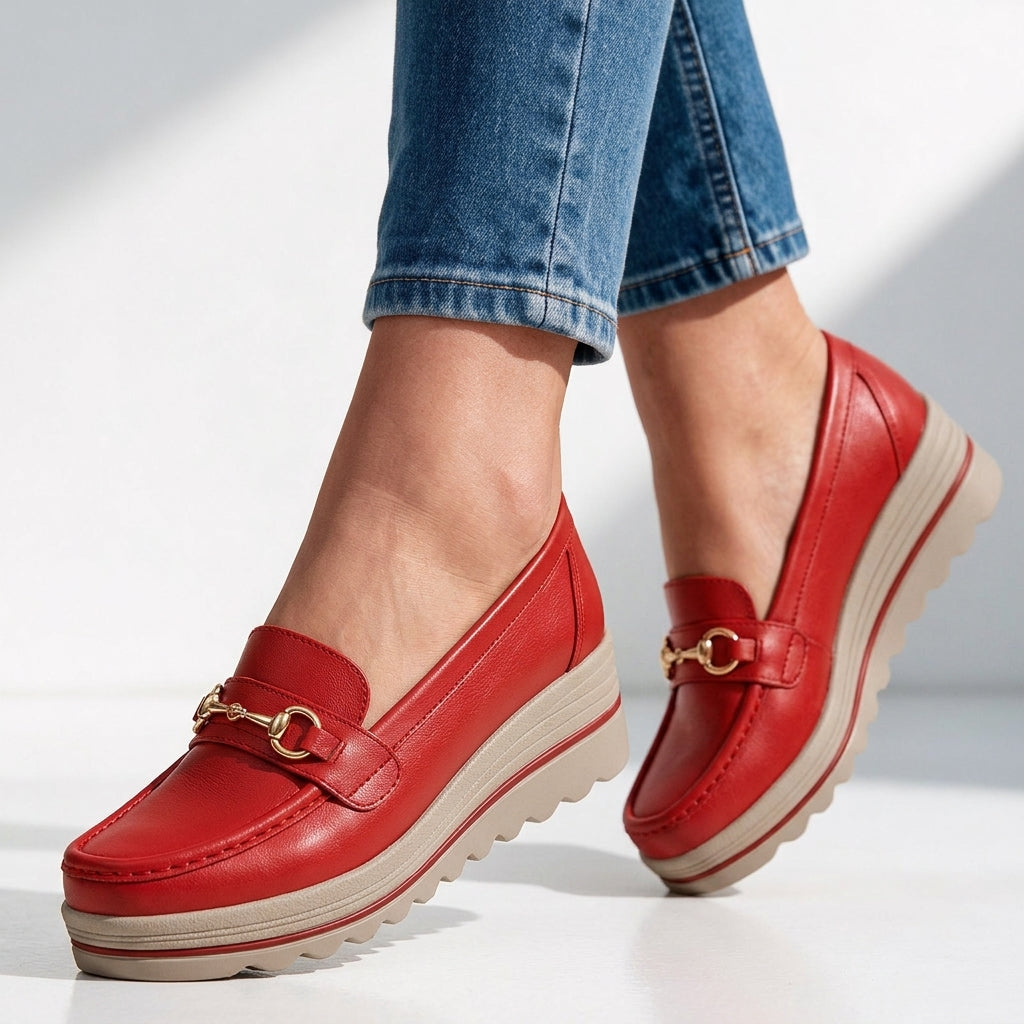 Women's Orthopedic Platform Loafers | All-Day Comfort & Support 1