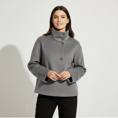 Women's Winter Coat | High Collar & Relaxed Fit 6